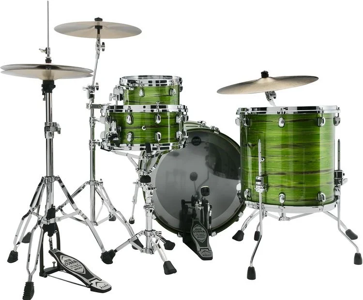  Tama Starclassic Walnut/Birch WBS32RZS 3-piece Shell Pack - Lacquer Shamrock Oyster