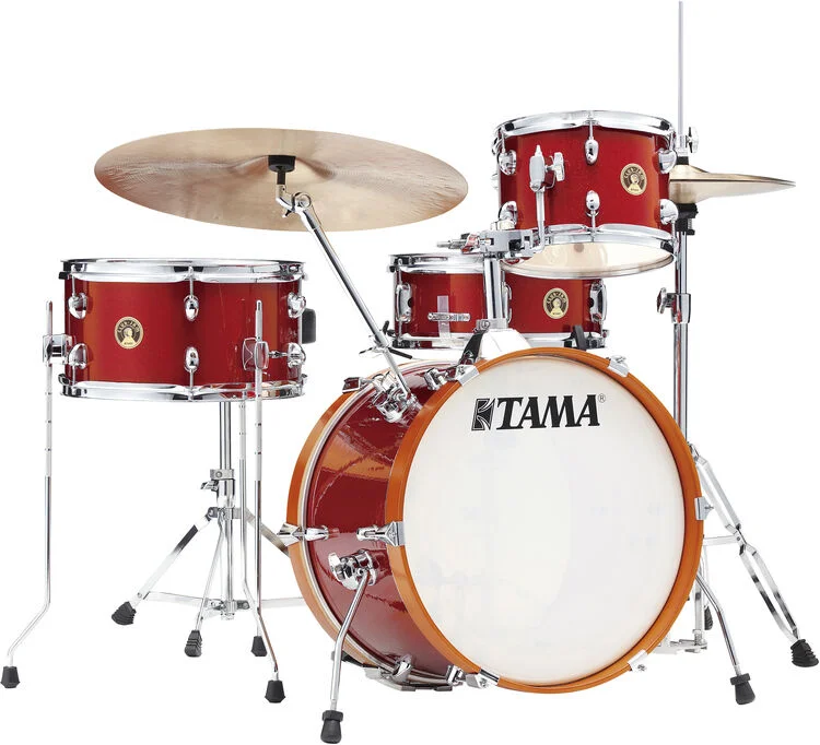  Tama Club-JAM LJK48S 4-piece Shell Pack with Snare Drum - Candy Apple Mist