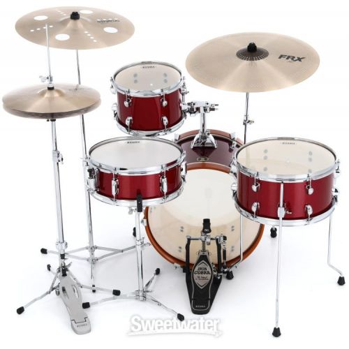  Tama Club-JAM LJK48S 4-piece Shell Pack with Snare Drum - Candy Apple Mist