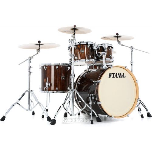  Tama Superstar Classic CL52KS 5-piece Shell Pack with Snare Drum - Gloss Java Lacebark Pine