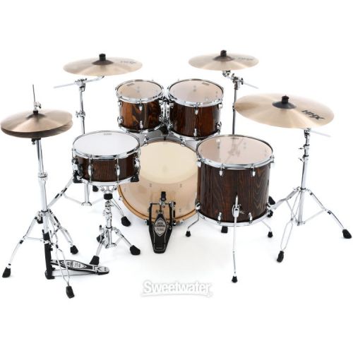  Tama Superstar Classic CL52KS 5-piece Shell Pack with Snare Drum - Gloss Java Lacebark Pine