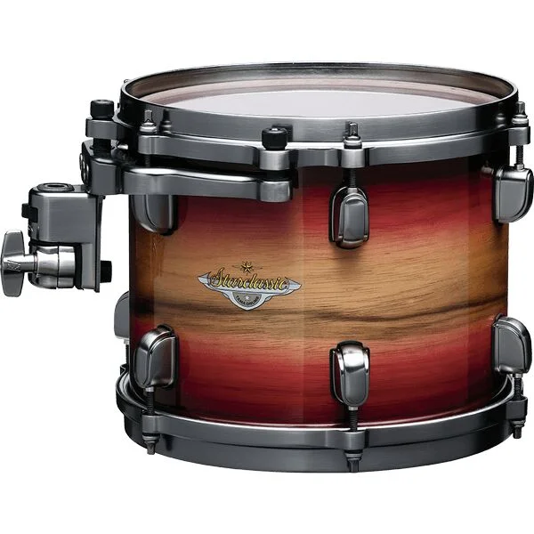  Tama Starclassic Maple ME42ZSLRWB 4-piece Shell Pack - Ruby Pacific Walnut Burst with Chrome Hardware