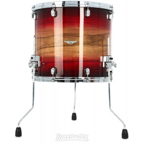  Tama Starclassic Maple ME42ZSLRWB 4-piece Shell Pack - Ruby Pacific Walnut Burst with Chrome Hardware