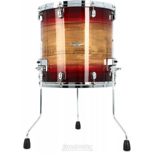  Tama Starclassic Maple ME42ZSLRWB 4-piece Shell Pack - Ruby Pacific Walnut Burst with Chrome Hardware