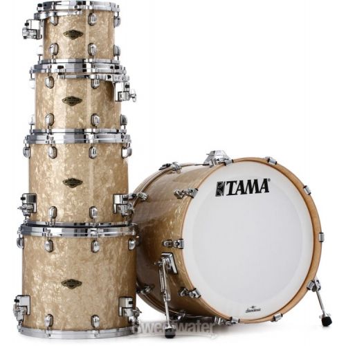  Tama Starclassic Walnut/Birch WBR52LS 5-piece Shell Pack - Vintage Marine Pearl