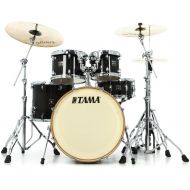 Tama Superstar Classic CL52KS 5-piece Shell Pack with Snare Drum - Transparent Black Burst Lacquer