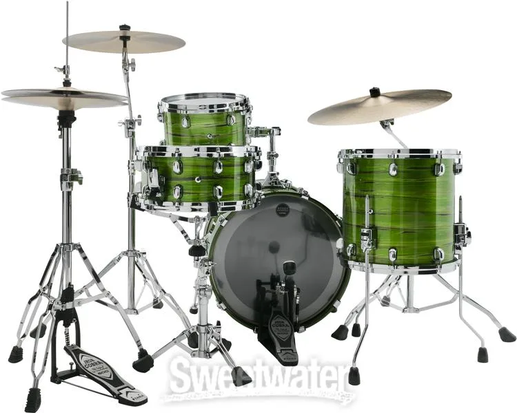  Tama Starclassic Walnut/Birch WBS30RS 3-piece Shell Pack - Lacquer Shamrock Oyster