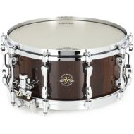 Tama Starphonic Bubinga Bravura Concert Snare Drum - 6-inch x 14-inch, Natural Gloss Cordia