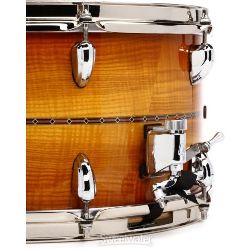  Tama Star Reserve Bubinga/Maple Snare Drum - 8 x 15-inch - Caramel Olive Ash Burst