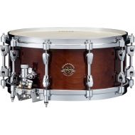 Tama Starphonic Maple Bravura Concert Snare Drum - 6-inch x 14-inch, Gloss Mocha Brown