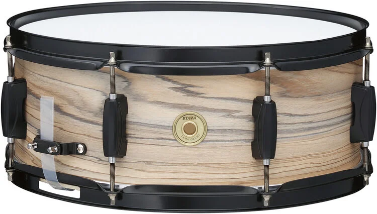  Tama Woodworks Snare Drum - 5.5 x 14-inch - Natural Zebrawood Wrap