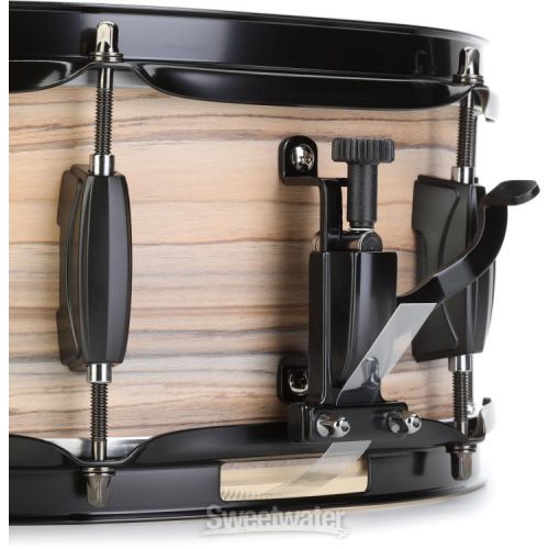  Tama Woodworks Snare Drum - 5.5 x 14-inch - Natural Zebrawood Wrap