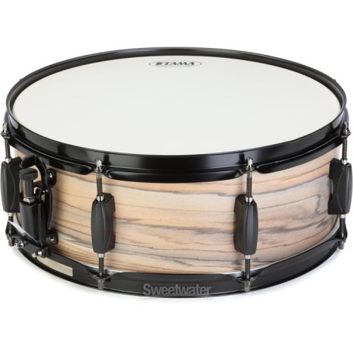  Tama Woodworks Snare Drum - 5.5 x 14-inch - Natural Zebrawood Wrap