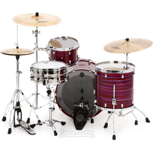  Tama Starclassic Walnut/Birch WBS32RZS 3-piece Shell Pack - Phantasm Oyster