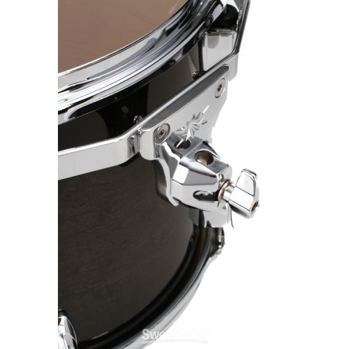  Tama Superstar Classic Mounted Tom - 10 x 13 inch - Transparent Black Burst