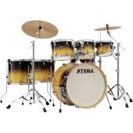 Tama Superstar Classic CL72S 7-piece Shell Pack with Snare Drum - Gloss Lacebark Pine Fade