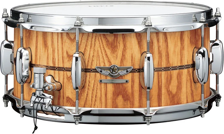  Tama Star Reserve Stave Ash Snare Drum - 6.5 x 14-inch - Oiled Amber Ash