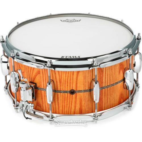  Tama Star Reserve Stave Ash Snare Drum - 6.5 x 14-inch - Oiled Amber Ash