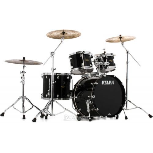  Tama Starclassic Walnut/Birch WBS42S 4-piece Shell Pack - Piano Black