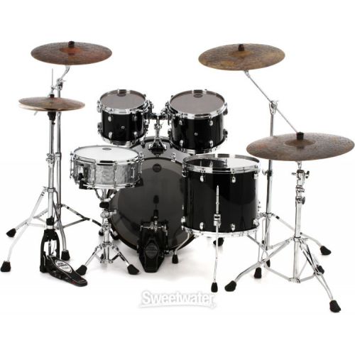  Tama Starclassic Walnut/Birch WBS42S 4-piece Shell Pack - Piano Black