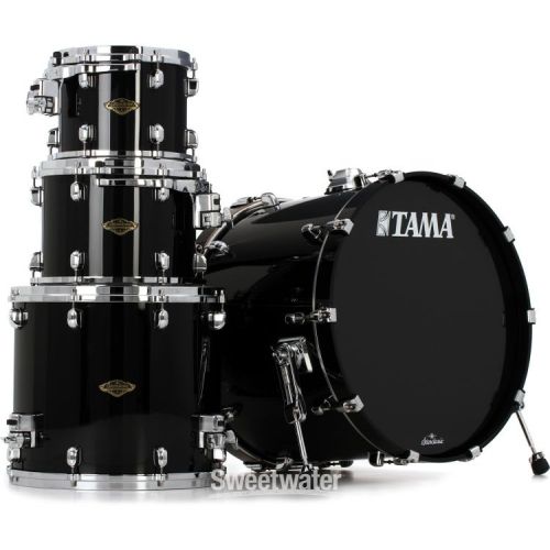  Tama Starclassic Walnut/Birch WBS42S 4-piece Shell Pack - Piano Black