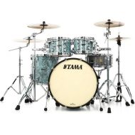 Tama Starclassic Maple MR42TZS 4-piece Shell Pack - Sky Blue Swirl with Chrome Hardware