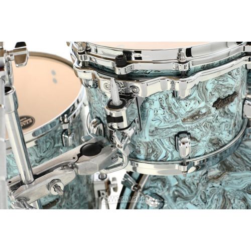  Tama Starclassic Maple MR42TZS 4-piece Shell Pack - Sky Blue Swirl with Chrome Hardware