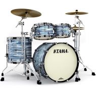 Tama Starclassic Maple MR42TZBNS 4-piece Shell Pack - Blue and White Oyster with Black Nickel Hardware