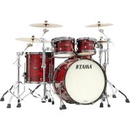 Tama Starclassic Maple MR42TZBNS 4-piece Shell Pack - Red Oyster with Black Nickel Hardware