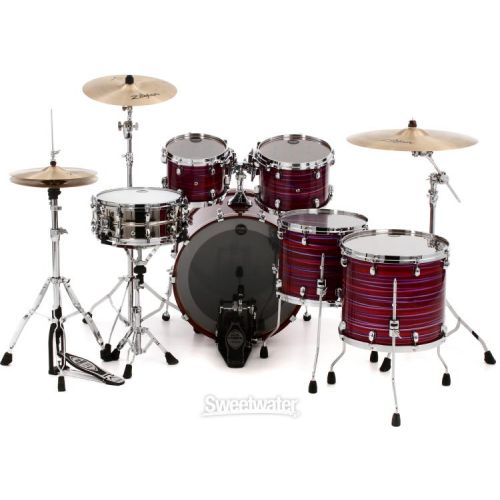  Tama Starclassic Walnut/Birch WBS52LS 5-piece Shell Pack - Phantasm Oyster