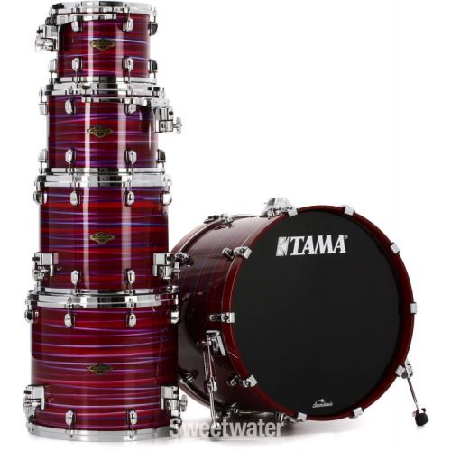  Tama Starclassic Walnut/Birch WBS52LS 5-piece Shell Pack - Phantasm Oyster