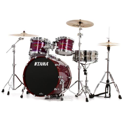  Tama Starclassic Walnut/Birch WBS52LS 5-piece Shell Pack - Phantasm Oyster