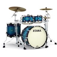 Tama Starclassic Maple MA42TZS 4-piece Shell Pack - Molten Electric Blue Burst with Chrome Hardware