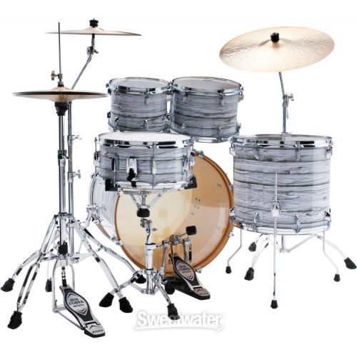  Tama Superstar Classic 5-piece Shell Pack with Snare and 22-inch Bass Drum - Ice Ash