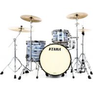 Tama Starclassic Maple MR32CZUS 3-piece Shell Pack - Blue and White Oyster - Smoked Black Nickel