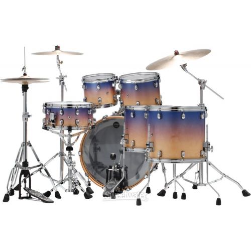  Tama Starclassic Walnut/Birch WBS52LS 5-piece Shell Pack - Satin Purple Atmosphere Fade