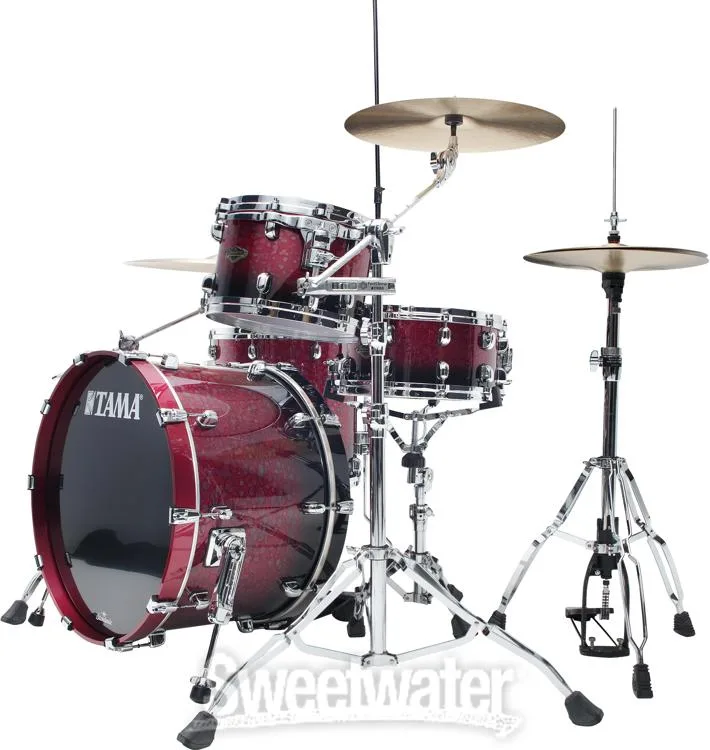  Tama Starclassic Walnut/Birch WBS32RZS 3-piece Shell Pack - Molten Dark Raspberry Fade