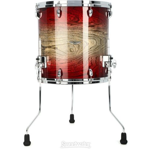  Tama STAR Walnut TW42RZS 4-piece Shell Pack - Garnet Japanese Sen Burst