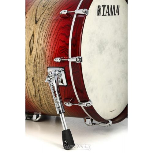  Tama STAR Walnut TW42RZS 4-piece Shell Pack - Garnet Japanese Sen Burst