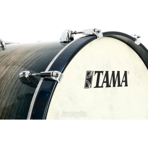  Tama STAR Walnut TW42RZS 4-piece Shell Pack - Indigo Japanese Sen Burst