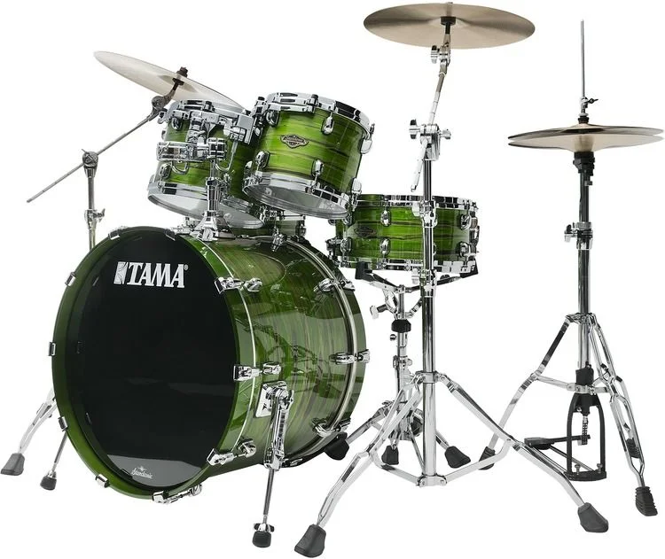  Tama Starclassic Walnut/Birch WBS52LS 5-piece Shell Pack - Lacquer Shamrock Oyster