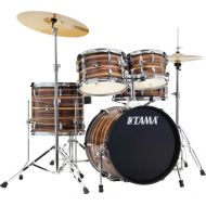 Tama Imperialstar IE58C 5-piece Complete Drum Set with Snare Drum and Meinl Cymbals - Coffee Teak Wrap