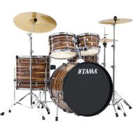 Tama Imperialstar IE52C 5-piece Complete Drum Set with Snare Drum and Meinl Cymbals - Coffee Teak Wrap Demo
