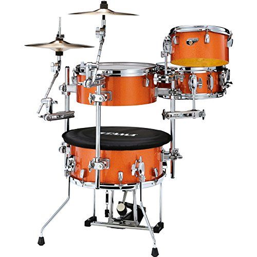  Tama Cocktail Jam 4-piece Shell Pack with Hardware - Bright Orange Sparkle