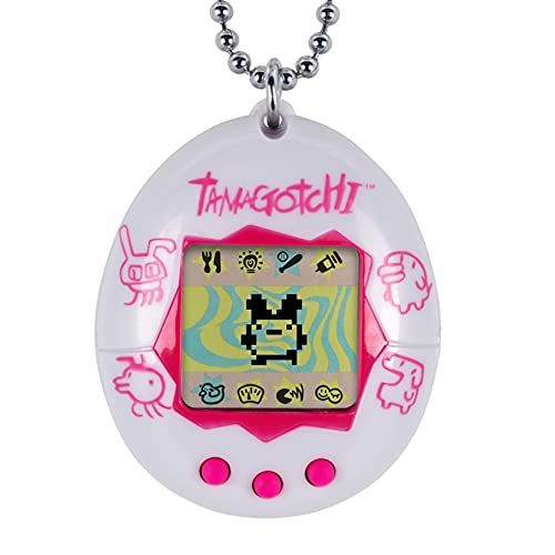  [아마존베스트]Tamagotchi Electronic Game, White/Pink