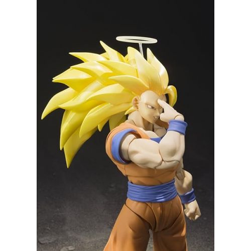  TAMASHII NATIONS - Dragon Ball Z - Super Saiyan 3 Goku, Bandai Spirits S.H.Figuarts Action Figure