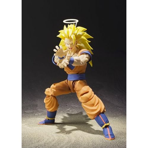  TAMASHII NATIONS - Dragon Ball Z - Super Saiyan 3 Goku, Bandai Spirits S.H.Figuarts Action Figure