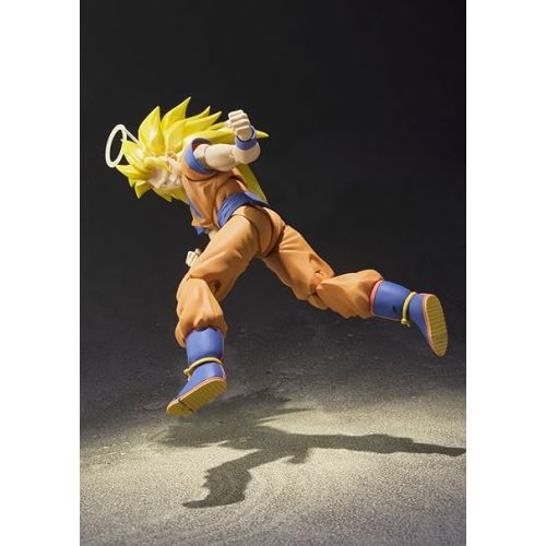  TAMASHII NATIONS - Dragon Ball Z - Super Saiyan 3 Goku, Bandai Spirits S.H.Figuarts Action Figure