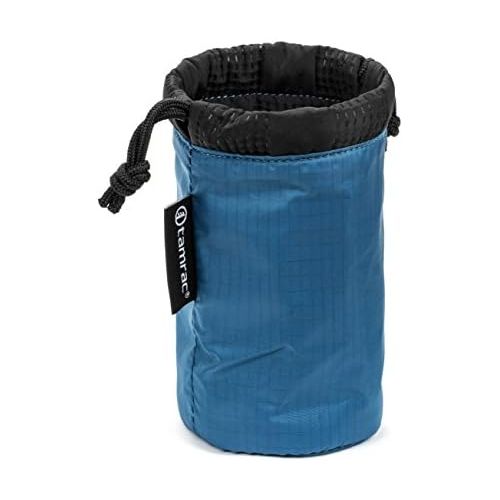  Tamrac Goblin Lens Pouch .6 Lens Bag, Drawstring, Quilted, Easy-to-Access Protection - Ocean