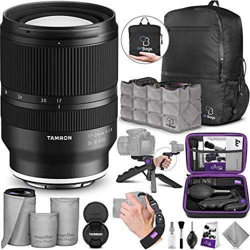 탐론 [아마존베스트]Tamron 17-28mm f/2.8 Di III RXD Lens for Sony E w/Advanced Photo & Travel Bundle